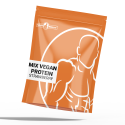 Mix vegan protein 1kg - Jahoda Stevia